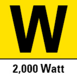 2.000 Watt starkes Heißluftgebläse