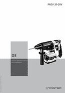 Bedienungsanleitung Akku-Bohrhammer PRDS 20-20V (DE)