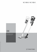 Bedienungsanleitung Akku-Stielsauger VC 150 E / VC 155 E (DE)