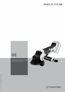 Bedienungsanleitung Akku-Winkelschleifer PAGS 21-115  NB (DE)