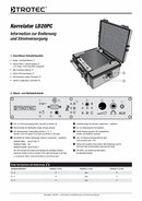 Bedienungsanleitung Bedienpanel LD20PC (DE)