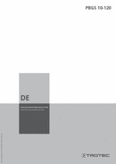 Bedienungsanleitung Doppelschleifer PBGS 10-120 (DE)