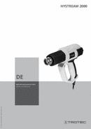 Bedienungsanleitung Heissluftpistole HyStream 2000 (DE)