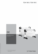 Bedienungsanleitung Konvektor TCH 18 E / TCH 19 E (DE)
