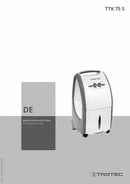 Bedienungsanleitung Luftentfeuchter TTK 75 S (DE)