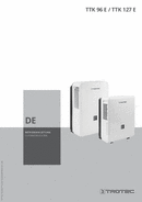 Bedienungsanleitung Luftentfeuchter TTK 96 E / TTK 127 E (DE)