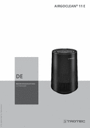 Bedienungsanleitung Luftreiniger AirgoClean® 11 E (DE)