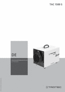 Bedienungsanleitung Luftreiniger TAC 1500 S (DE)