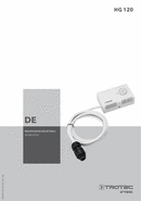 Bedienungsanleitung Raumhygrostat HG 120 (DE)