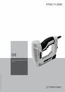 Bedienungsanleitung Tacker PTNS 11-230V (DE)