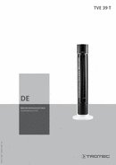 Bedienungsanleitung Turmventilator TVE 39 T (DE)