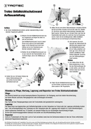 Bedienungsanleitung Unfallsichtschutzwand (DE)