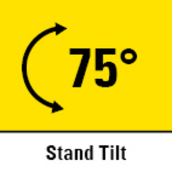 Bis zu 75° kippbarer Tragegriff