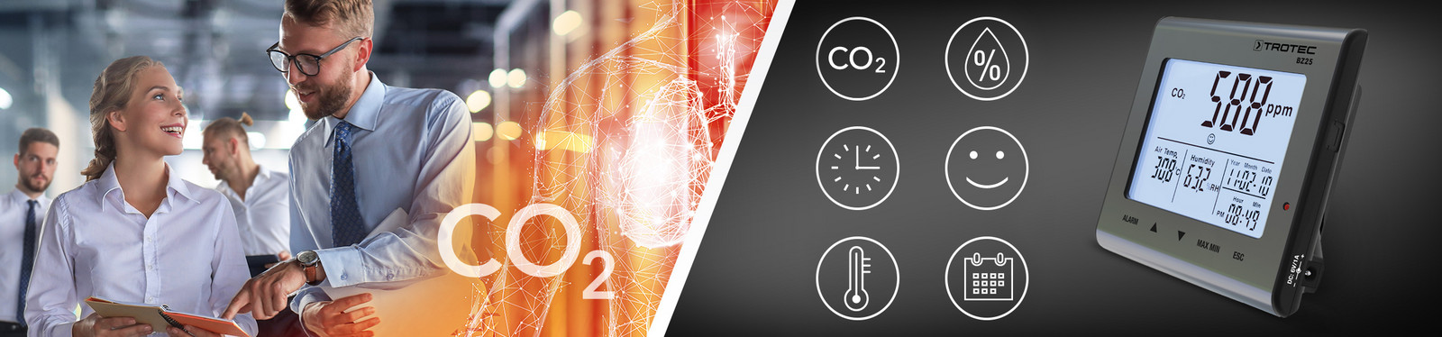 BZ25 CO2-Luftqualitätsmonitor