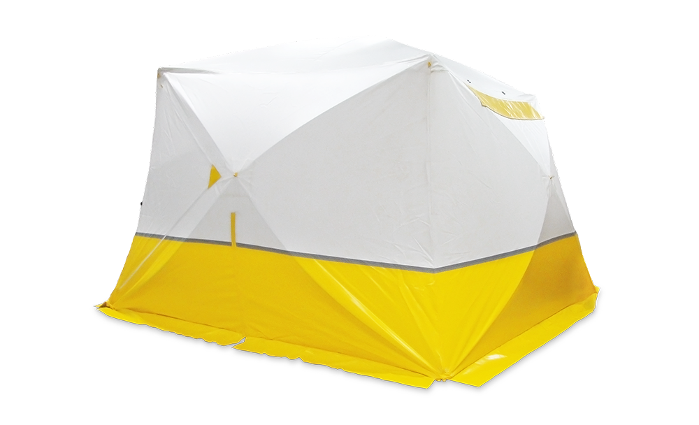 Flachdach-Zelt 180 K - schneller und einfacher Aufbau