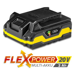 Flexpower-Multiakku 20 V, 2 Ah
