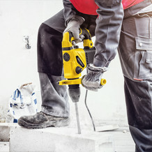 Für kraftvolle Meißelarbeiten in Beton und Granit