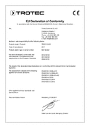 Konformitätserklärung Bandschleifer PBSS 10-600 (INT)