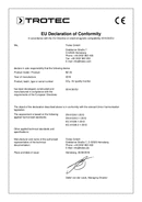 Konformitätserklärung CO₂ Luftqualitätsdatenlogger BZ30 (INT)