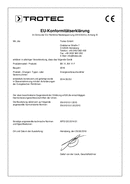 Konformitätserklärung Energiekosten-Messgerät BX11 (INT)