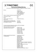 Konformitätserklärung Flügelrad-Anemometer BA16 (DE)
