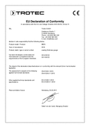 Konformitätserklärung Schichtdicken-Messgerät BB20 (INT)