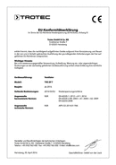 Konformitätserklärung Tischventilator TVE 29 T (DE)