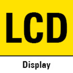 LCD mit Werteanzeige