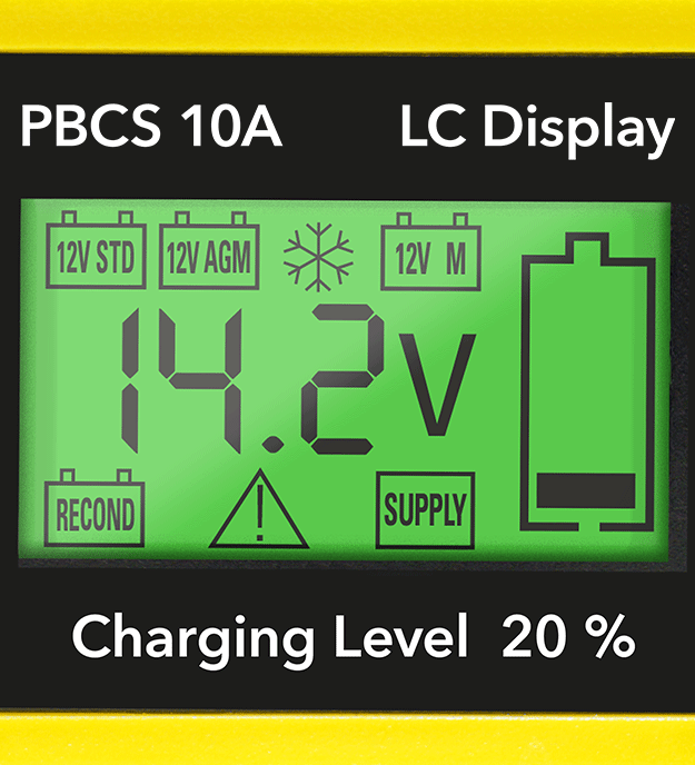 PBCS 10A - LCD Display Charging