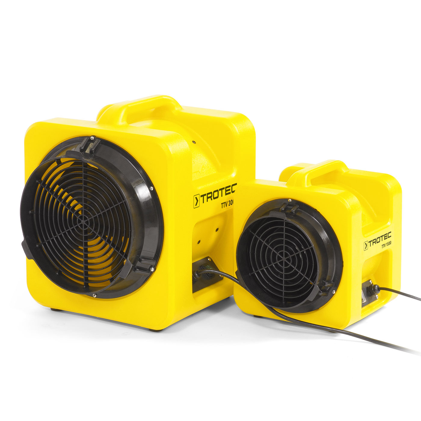 Trotec-Förderventilatoren TTV 3000 und TTV 1500